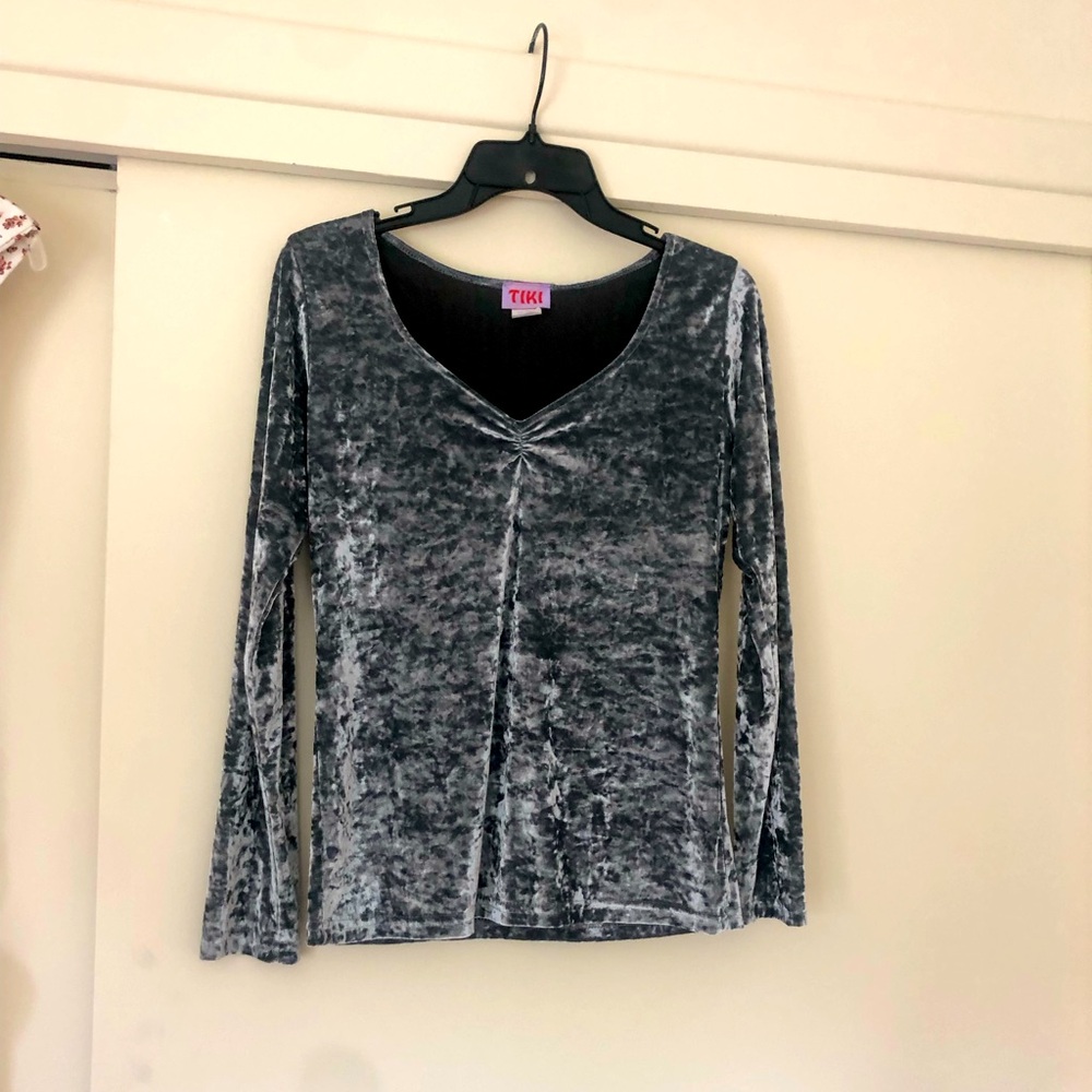 CRUSH // Vintage Velvet Top